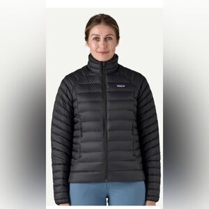 Patagonia Goose Down Sweater Puffer Jacket in Black Size XS *Factory Repaired *